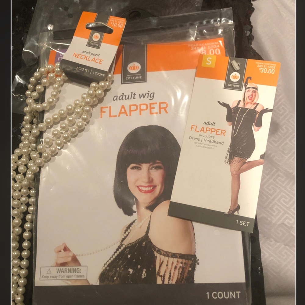 Adult flapper Halloween costume/NWT🎃